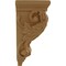 Ekena Millwork 5"W x 5"D x 10"H Medium Acanthus Wood Corbel, Maple CORW05X05X10ACMA - alternate 3